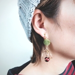 クリスマスcolor の リング イヤリング／ピアス