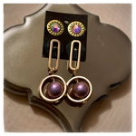 【Galaxy Purple】耳つぼジュエリー