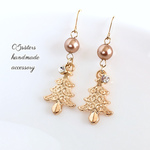 大人のクリスマスツリー♡ピアス／イヤリング