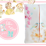 【Ellie&M's fabric】いつまでも愛らしい　ポケットティッシュケース