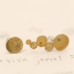 雪んこ　アシンメトリースタッドピアス　受注製作