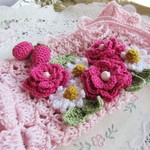 miyochan3様専用ページ・フリルが可愛いお花のペットボトルカバー・レース編み