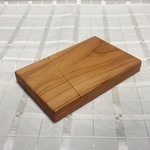 木製名刺入れ（山ザクラ⑭）