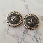 (C2) 25mm高級vintageボタン (2個)