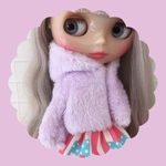 フワフワボアパーカー♡purple