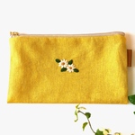 Hana 刺繍 ②   ポーチ 