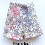 ［新作柄］上品な花柄 オシャレなふんわりよだれカバー