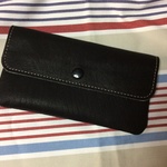 牛革で作ったスマホベルトポーチ:ブラック
