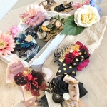 リボン🎀ブローチ&クリップ　