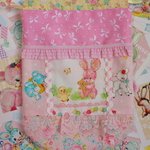 hana*ハンドメイド☆縦長巾着旧柄ハローベイビー☆ラブリーピンク♪