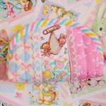 hana*ハンドメイド☆ベビーアニマルのラウンドポーチ★パステル