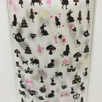 レジン 封入材料 クリア　イラストシート シルエットアリス 1枚