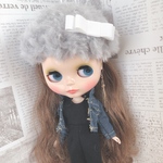 送料無料໒꒱· ﾟゆめかわベレー帽(Gray)