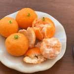 ミニチュアみかんフリル皿