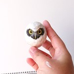 フクロウだるま(メガネフクロウ雛)