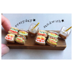 ミニチュアフード★もりもりボリューム100点サンドイッチセット☆