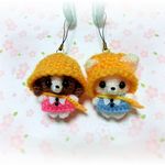 ✿k…様専用✿あみぐるみ✿園児のビーグルちゃん＆チワワちゃん♪