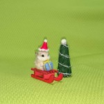 X'mas ハムスター 羊毛フェルト