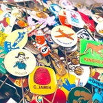 【Brocante ブロカント］hat pin vintage /metalお任せ10コセット