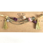 モネ、睡蓮の羽織紐