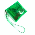 全11色 PVC 【レターマルチウォレット】 薄マチ コンパクトウォレット 2つ折り財布　クラッチウォレット