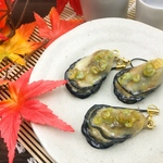 焼き牡蠣のキーホルダー