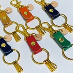 名入れ　革のミニミニキーホルダー