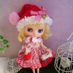 MB-055[ミディブライス カジュアルクリスマス４点セット] アウトフィット Blythe outfit　よしえ屋