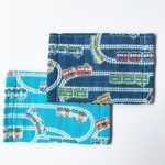 ゴムが選べるマスク♪子ども用 (日本製ガーゼ) 男の子にオススメ☆電車大好き