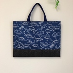 レッスンバッグ◆男の子◆恐竜(ブルー)