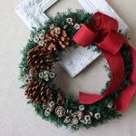 order Kさま * christmas wreath * red 