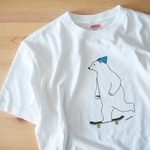 【受注生産】スケーターしろくまTシャツ