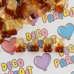 【110】コーラ味のグミちゃん♡デコパーツ♡プラパーツ♡レジン材料♡ホロラメ♡ハンドメイド材料♡キャンディーバック