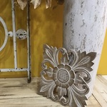 new!!　MDF　壁飾り　 木彫り　ウォールデコレーション　アンティーク調　カフェ雑貨　フレンチ　ウッド 四角 　S
