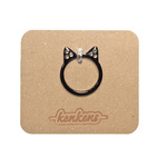 【送料￥80】【NEW】 猫耳リング 黒猫