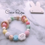 【L】【Lサイズ❤︎パステルミックス】ペットジュエル┈༝༚༝༚♡ﾞ　犬　猫　ペット　チョーカー  ネックレス　首輪