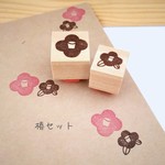 ミニはんこ(椿セット)