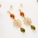 sale mini Vintage Swarovskiピアス
