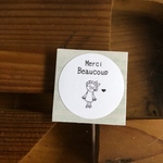 ♡丸型　サンキューシール♡merci