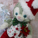 ジェラトーニ（Sサイズ）コスチューム＊クリスマス＊サンタセット5点＊雪の結晶柄レッドグリーン