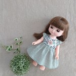 リバティ   メルちゃん   ソランちゃん   ワンピース   エデナム×ドットミニヨン