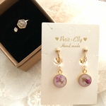 【リング＆ピアス(イヤリング.樹脂可)セット】