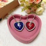 ハートネックレス*red
