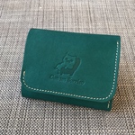 オジネコ 三つ折り財布 (グリーン)