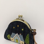 手刺繍がま口👛小銭入れ！　送料無料！