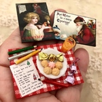 再販＊サンタさんへのお手紙セット　赤いチェックのセット