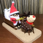 今年も頑張るぞー😆✨ コルク人形