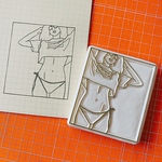 【riostamp】へそ出し女子