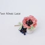 【Order production】Anemone pony hook =pink=〈Two Nines Lace〉