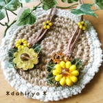 🌻ひまわりのネックレス🌻ドロップフラワー
